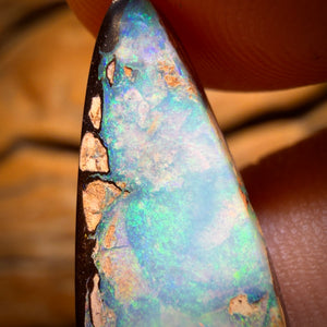 14.5cts - Yowah Nut Crystal Centre Opal. Australian Boulder Opal