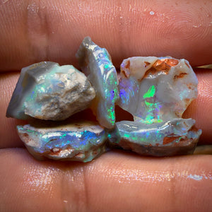 44.8cts - 5x Lightning Ridge Opal Rough Parcel
