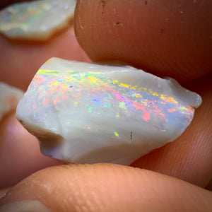 16.2cts - 4x Rare Mintabie Opal Rough Parcel. South Australian Opal