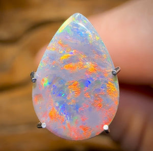 1.05cts - Australian Semi Black Opal from Lightning Ridge - Opal Whisperers
