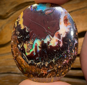 99.3cts - Top Tribal Queensland Boulder Opal. Double Sided!