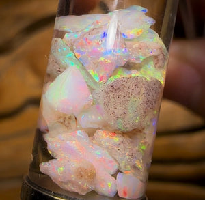 6cts - Top South Australian Opal. Xali’s Time Capsule Pendant