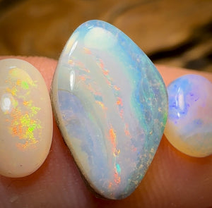 8.55cts - 3x Australian Boulder Seam Opal Wholesale Dealers Parcel