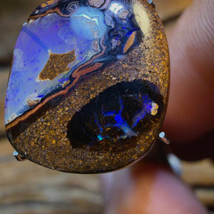 TGIF 10.6cts - Rare Partial Yowah Nut Crystal Centre Opal