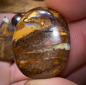 đ169.8cts - 6x Finished Queensland Boulder Opal Parcel Cutting Cost Only