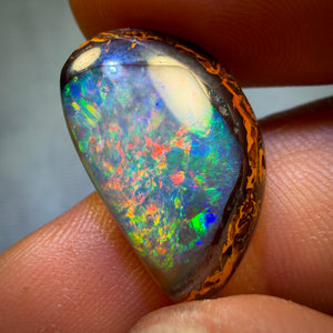 Opal Whisperer’s SET IN STONE INVESTMENT – 105.2ct – TOP Yowah Nut Kristallmittel-Opal-Trio. Vorgestellt bei „Outback Opal Hunters“!