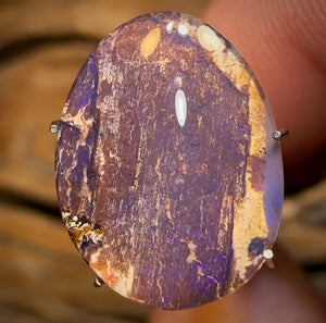 Auction Fall-Through = Your Gain! 🔥 Now More Than 50% Off RRP 🚨 4.1cts - Solid Australian Boulder Purple Pipe Opal
