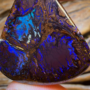 61.5cts - Tribal Queensland Boulder Opal from Yowah