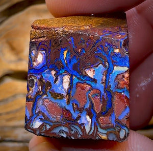 171.2cts - Tribal Queensland Boulder Opal Rough Piece from Koroit
