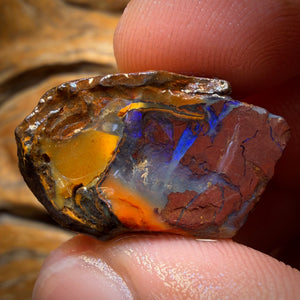 49.9cts - Tribal Yowah Nut Opal Rough Piece