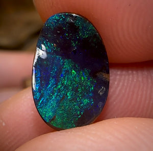 8.7cts - 3x Loose Queensland Boulder Black Opals. Wholesale Parcel - Opal Whisperers