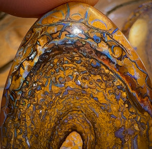 282.9cts - Tribal Queensland Boulder Opal Pair. Partial Crystal Centre’s!