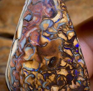 59.9cts - Tribal Yowah Nut Opal. Australian Opal