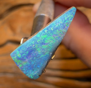4.9cts - GEM Winton Seam Opal. Australian Boulder Opal - Opal Whisperers