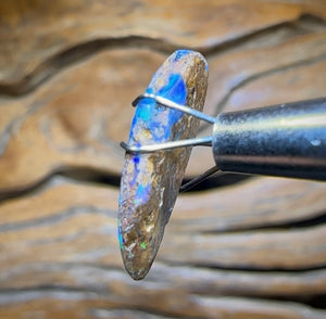 2.7cts - “So Bright” GEM Solid Australian Boulder Pipe Opal - Opal Whisperers