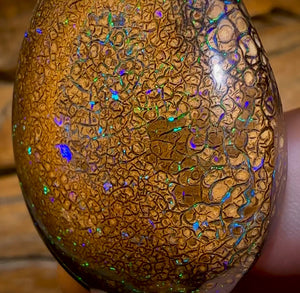119.5cts - Yowah Nut Intricate Tribal Australian Opal. - Opal Whisperers
