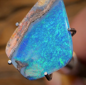 1.8cts - Solid Australian Boulder Pipe Opal - Opal Whisperers