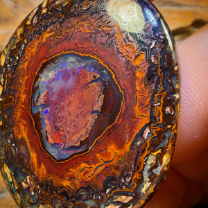 Aren’t you glad you stayed to the end card! 150.7cts - Yowah Nut Tribal / Crystal Centre Opal