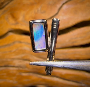 Sterling Silver - Solid South Australian Crystal Opal Pendant
