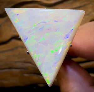 14.6cts - 35+ Yr Old GEM South Australian White Opal, Large Stone - Opal Whisperers