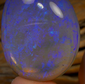 84.4cts - “Big Blue King of the Gems” This is it! Solid Australian Queensland Boulder Pipe Crystal Opal
