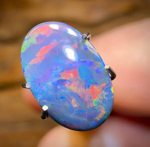 1.2cts - Australian “Red on Black” Opal from Lightning Ridge Old School Collection - Opal Whisperers