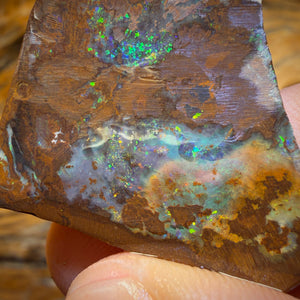 TGIF 70.2cts - Queensland Boulder Seam Opal Rub