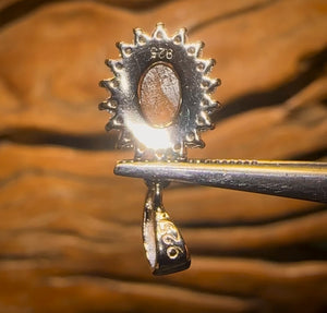 Sterling Silver - Princess Design Queensland Boulder Opal Doublet Pendant