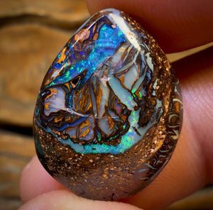 🔨 AUCTION 🔨 💎 High Roller Banger Auction 💎 23.8cts - Tribal Australian Boulder Opal from Yowah