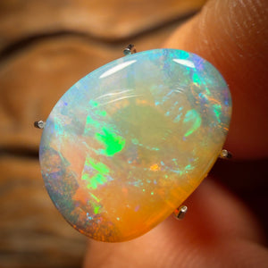 3.9cts - Solid Australian Boulder Pipe Crystal Opal