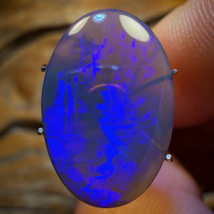 5.9cts - Lightning Ridge Black Crystal Opal