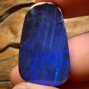 50.2cts - Top Rare Black Boulder Seam Opal from Winton