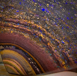 391.5cts - Large Tribal Queensland Boulder Opal. Polished Specimen