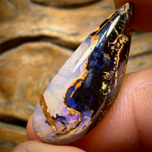 24.6cts - 1/2 Price Banger “Dive In” Yowah Nut Crystal Centre Opal. Australian Boulder Opal