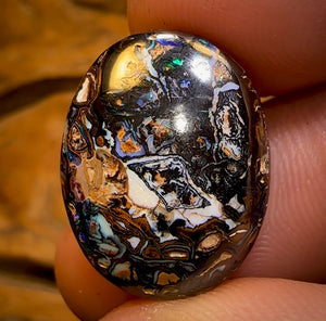 29.3cts - “Spot the Picture”Tribal Yowah Nut Opal. Featured on “Outback Opal Hunters”! Celebrity Bargain