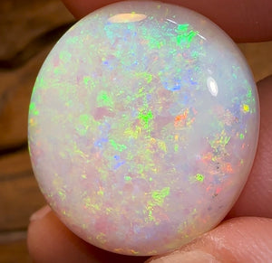 21.7cts - Large Gem Coober Pedy White Opal. Australian Opal - Opal Whisperers