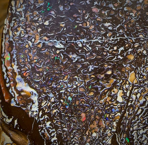 200.5cts - Intricate Tribal Queensland Boulder Opal. Polished Specimen