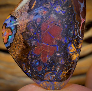 22.7cts - Tribal Yowah Nut Opal. Australian Opal