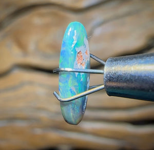 (Template) 1.3cts - Lightning Ridge Semi Black Opal - Opal Whisperers