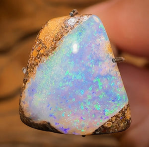 4.95cts - Solid Australian Boulder Pipe Opal - Opal Whisperers