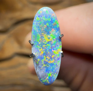 1.3cts - Australian Black Opal from Lightning Ridge - Opal Whisperers