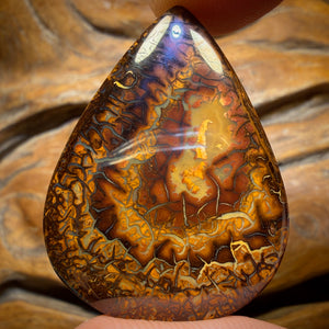 56.6cts - Tribal Yowah Nut Opal. Australian Opal