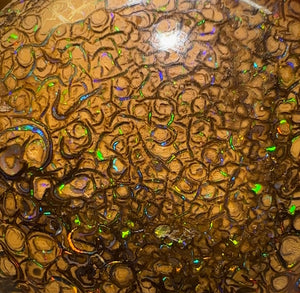 41.9cts - Yowah Boulder Opal. Tight Pattern Tan Tribal Australian Opal - Opal Whisperers
