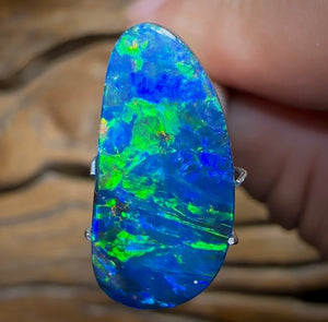 8.5cts - TOP Australian Boulder Opal Doublet - Opal Whisperers