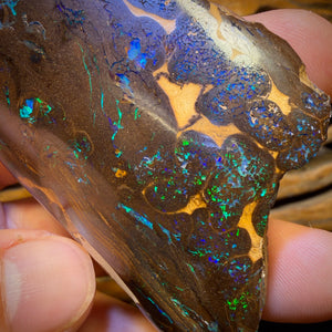 620.5cts - Massive Queensland Boulder Opal Polished Specimen. Bubble Band