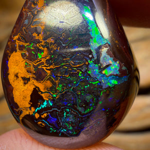 47.7cts - Multicolour Tribal Queensland Boulder Electric Landscape Opal