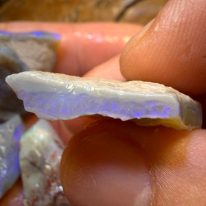 101.5cts - 5x Lightning Ridge Opal Rough Parcel