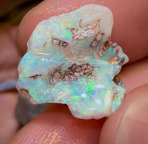 105cts - 10x Lightning Ridge Crystal and Dark Opal Rough Parcel - Opal Whisperers