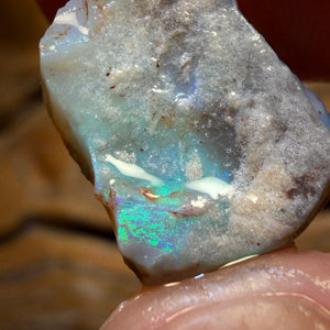 8.6cts - Lightning Ridge Dark Opal Rough Piece
