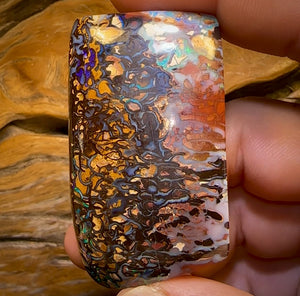221.6cts - ‘Flood Plains’ Large Tribal Queensland Boulder Opal Picture Stone from Yowah